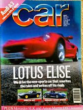 CAR MAGAZINE AUG-1996 - Ginetta G27, Lotus Elise, Renault Sport Spider, Alfa 145