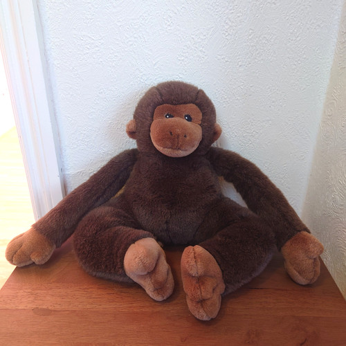 Vintage ikea schimpans - vintage, brown