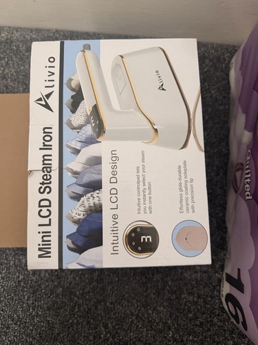 Alivio mini lcd steam iron - lcd,