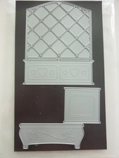 3x Craft Dies for Card Making - Garden Trellis, Square Planter & Trough Planter