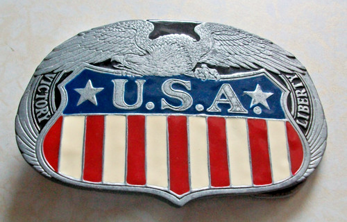 Pewter belt buckle s - pewter,