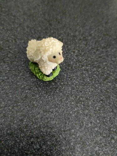 Miniature sheep figurine - miniature,