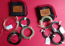 2X USED JIM VINCENT'S RIO CAST TIP WALLET + RELATED USED CASTING TIPS