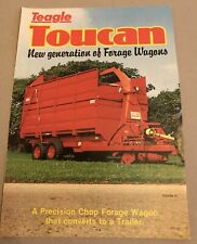 TEAGLE Toucan Forage Wagons Original 1980s Sales Brochure