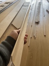 White Oak L  Shaped Corner Strip