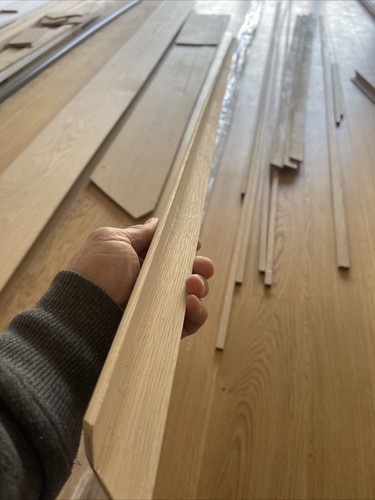 White oak shaped corner - oak,