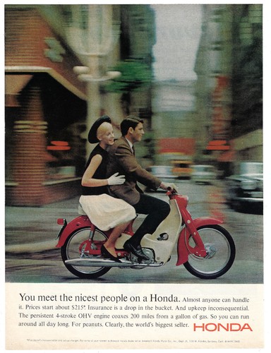 Honda motorcycles print - honda,