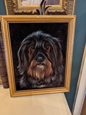 Framed painting of an adorable
