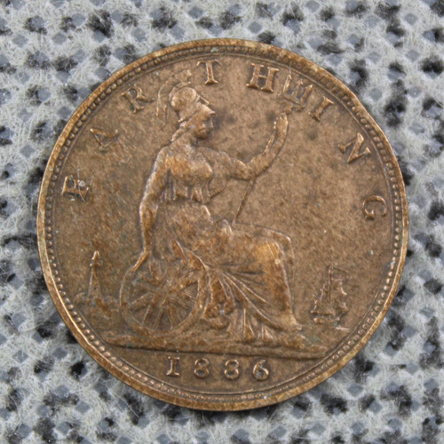 Farthing 1886 penny - 1886,