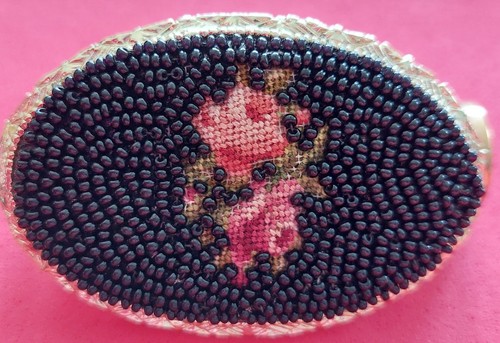 Vintage beaded petit - beaded,