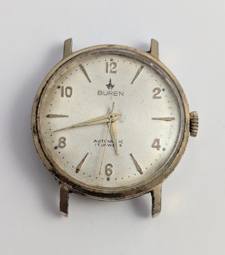 Mens vtg buren 17j automatic - vtg,
