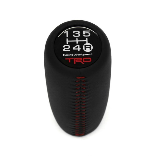 Shift knob red stitch - knob, land