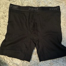 2xist Mens Underwear Black Boxer Briefs Size Large