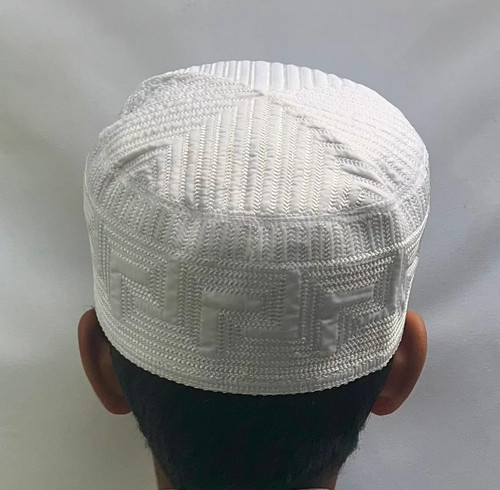 Mens white embroidered - mens, cotton
