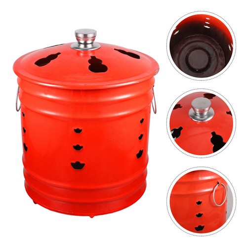 1pc red incinerator can - incinerator,