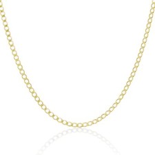 9ct Gold 3mm Curb Chain