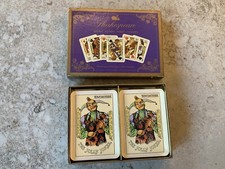 Waddingtons Shakespeare Playing Cards Bridge/Rummy/Whist/Canasta - Sealed Packs