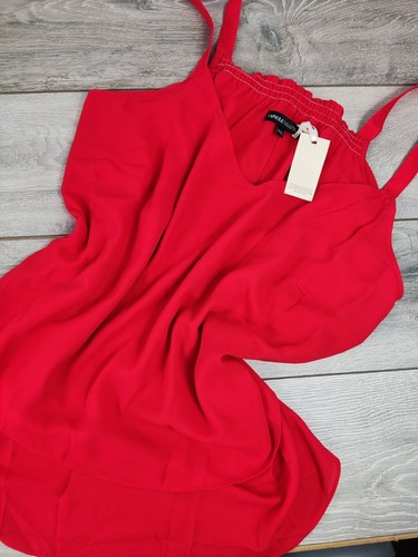 Women chiffon top - top, red