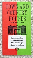 TOWN AND COUNTRY HOUSES SUMMER 1964, LONDON TRANSPORT TRAVEL BOOKLET
