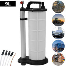 9L ENGINE OIL BRAKE WASTE FLUID EXTRACTOR PUMP MANUAL TRANSFER VACUUM SUCTION UK