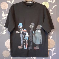 Gorillaz H&M Small Oversized T-Shirt Spellout Back 22inch Pit2Pit CD C