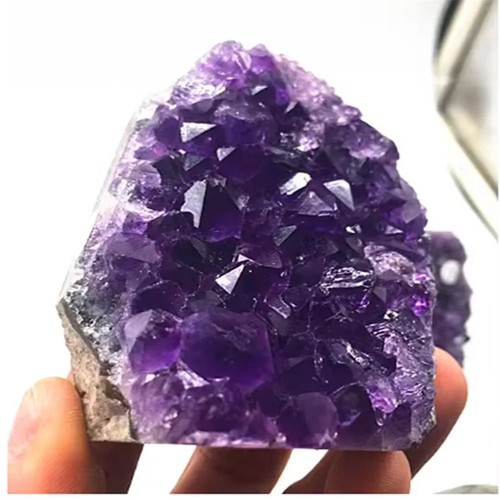 Natural purple amethyst - purple,