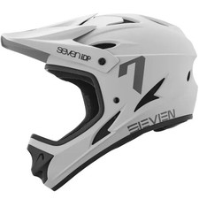 7iDP M1 Full Face Helmet in Light Grey Mountain Bike Downhill BMX MTB