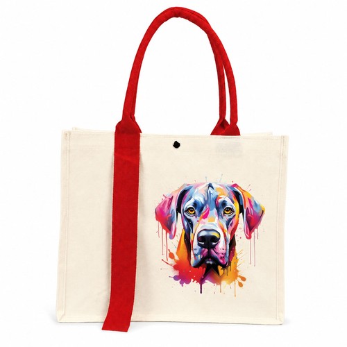Colourful printed dog - colourful,