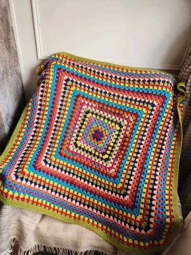 Handmade knitted crochet