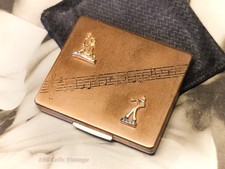 Stratton-Musicians-Vintage Powder Compact: Makeup Mirror-1g