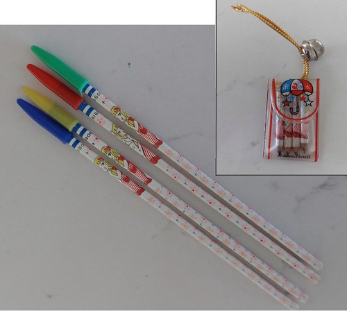 Vtg 80s ribbon pencil - vtg,