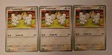 3x McDonald's PROMO Pokémon TCG Card English Tandemaus 013/015 Playset Mint/NM