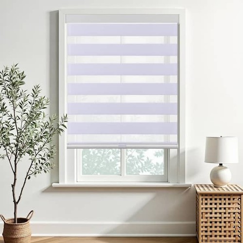 Aosky zebra white blinds - aosky,