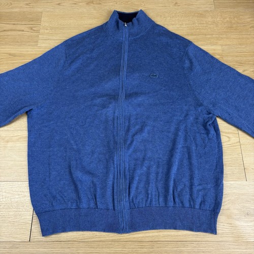 Lacoste full zip navy blue - navy,