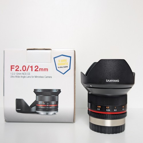 Samyang 12mm ncs cs lens - 12mm,