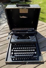 Antique portable typewriter - antique,