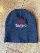 Molson Canadian x Roots Beanie Hat Toque - Beer Brewery 