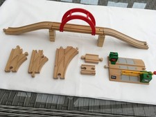 Genuine BRIO Wooden Railway accessories, Junctions, Bridge, rail crossing & more