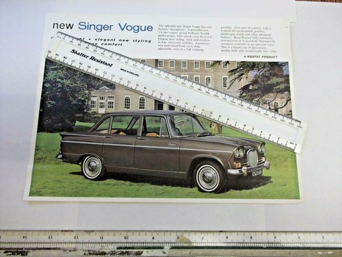 Old car sales leaflet 1960 - old, 1960's