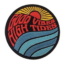 Embroidered Patch Good Vibes