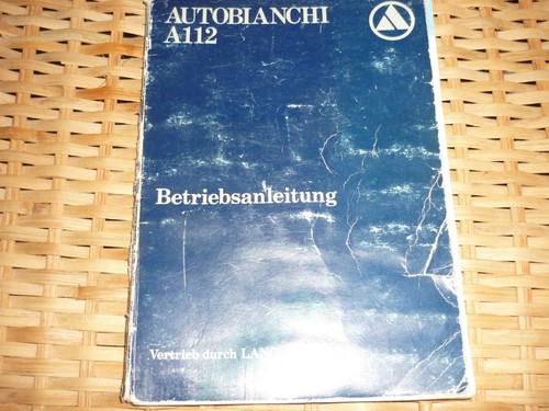 Lancia autobianchi a112 owners - lancia,