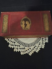 Antique Wooden Leather Covered