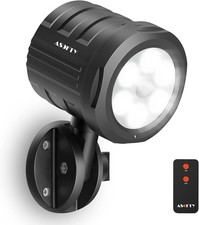 ASOFTY Security Light Outdoor Motion Sensor 6 LED 1000 Lumen Waterproof w Remote