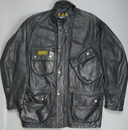 Barbour leather jacket - jacket, mens