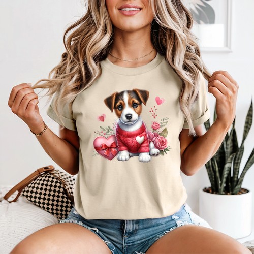 Cute jack russell puppy womens - cute,