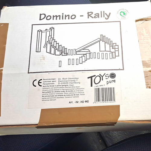Toys pure domino rally wooden - toys,