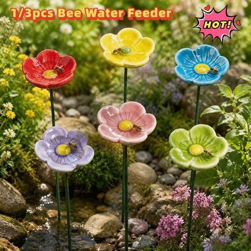 3pcs ceramic bee - 1/3pcs,