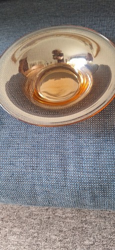 Wedgewood amber glass candle - glass,