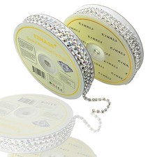 EIMASS® 3575 Grade A Rhinestone Cup Chain, Glass Diamante Crystals Trimming