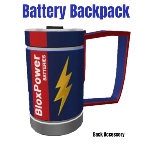 Roblox battery backpack toy - roblox,